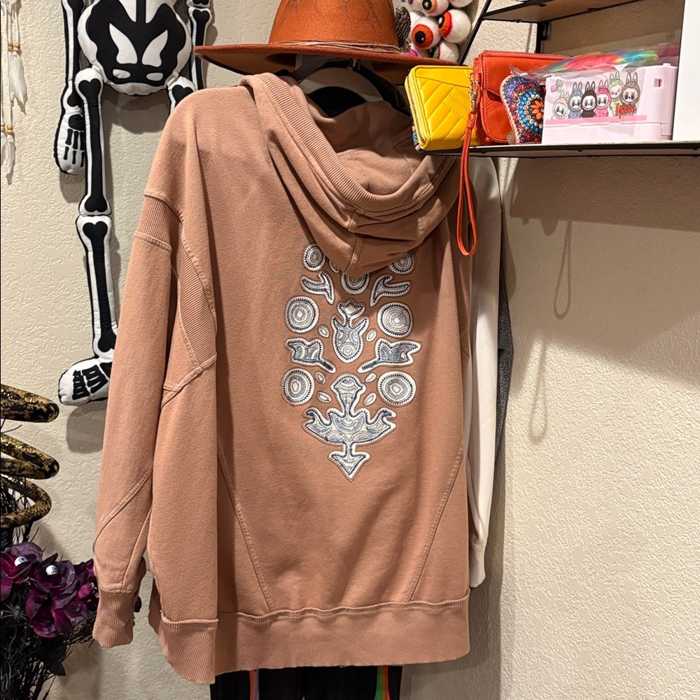 FP Movement All Your Love Oversized Zip Up Hoodie Like New! - Picture 14 of 15